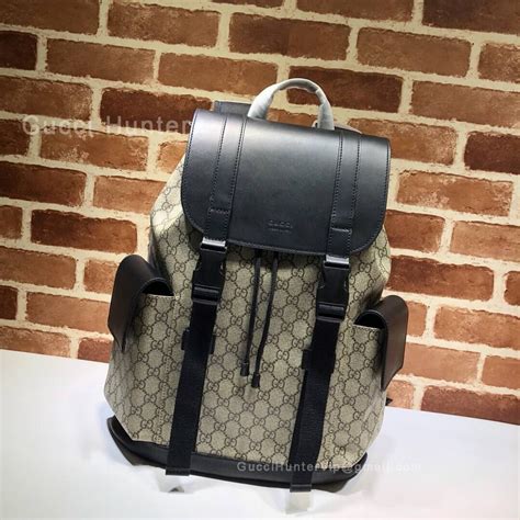 fake gucci canvas backpack|Gucci backpack clone.